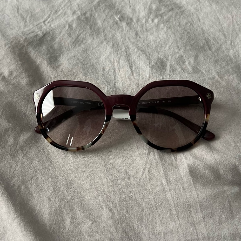 Tory Burch Dark Red Sunglasses
